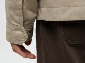 Ветровка из хлопка с отложным воротником