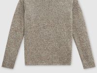 Джемпер с круглым вырезом с добавлением шерсти