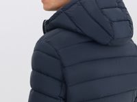 Лёгкая утеплённая куртка с капюшоном, Синий