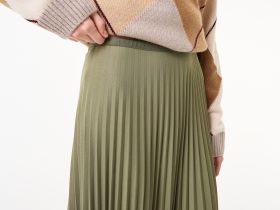 Женская плиссированная юбка Lacoste