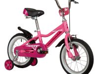 Детский велосипед Novatrack Novara 14, год 2022, цвет Оранжевый