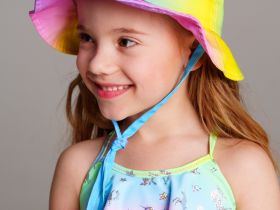 Панама текстильная для девочек