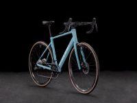 Шоссейный велосипед Cube Attain Race, год 2025, цвет Голубой, ростовка 19.5