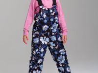 Комплект текстильный с полиуретановым покрытием для девочек: куртка, полукомбинезон