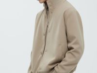 Куртка-бомбер на пуговицах