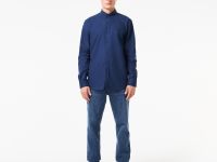 Мужская рубашка Lacoste из смеси хлопка и шерсти