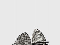 Заколки-ушки для волос со стразами для девочек, 2 шт., Черный