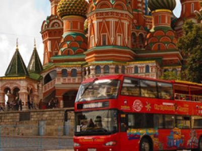 Экскурсия по Москве на двухэтажном автобусе City Sightseeing