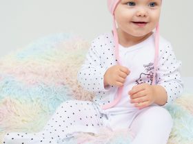 Шапка детская трикотажная для девочек, 2 шт в комплекте