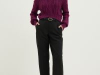 Джемпер свободного силуэта с шерстью