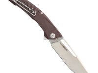 Складной нож Nimo Knives R7 Brown, сталь D2, G10