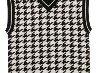 Жаккардовый жилет для девочки