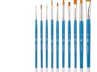 Набор кистей синтетика Гамма "Классические" 10 шт, блистер, европодвес