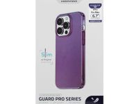 Чехол-накладка Keephone Grifit для Apple iPhone 14 Pro Max пластиковый (прозрачно-фиолетовый)