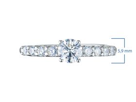 Кольцо из белого золота э4012кц05166500_white