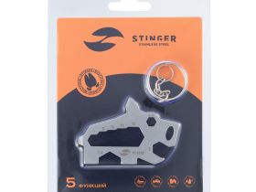 Мультитул Stinger Кабан 61 x 35 мм, 5 функций, нержавеющая сталь