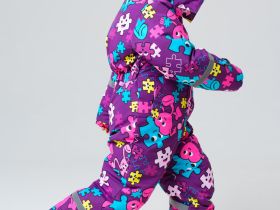 Комбинезон текстильный с полиуретановым покрытием для девочек