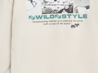 Лонгслив с принтом для мальчиков, Бежевый