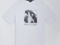 Свободная футболка с принтом