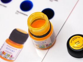 Набор акриловых красок для витража "Decola" 6 цв*20 мл