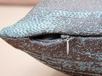 Подушка декоративная Роспись/Pittura, бирюзовая