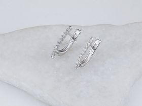 Серьги из белого золота э4712сг08200108