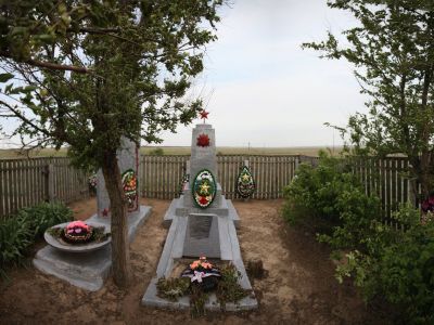 Братская могила советских воинов, погибших в период Сталинградской битвы