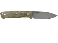 Нож с фиксированным клинком LionSteel B35, сталь Sleipner, рукоять Green canvas micarta
