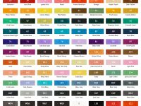 Набор двусторонних маркеров для скетчинга MESHU основные цвета 100 цв, текстильный чехол на молнии