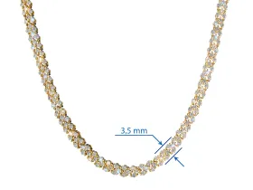 Колье из желтого золота э0312кл10169600