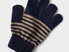 Перчатки трикотажные для мальчиков, 2 пары в комплекте