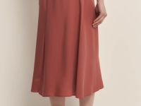 Юбка А-силуэта из тенселя