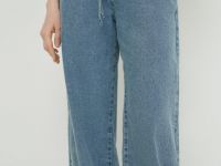 Джинсы свободного силуэта, Голубой
