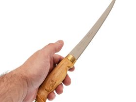 Филейный нож, Rapala, FNF7, нержавеющая сталь, кожаный чехол