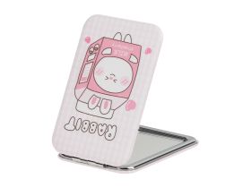 Зеркальце карманное складное MESHU "Milk rabbit"