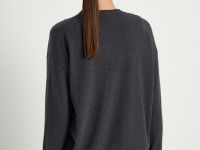 Джемпер с добавлением шерсти свободного силуэта