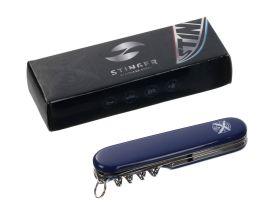 Нож перочинный Stinger 90 мм, 10 функций, синий