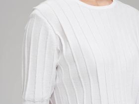 Джемпер прямого кроя из 100% хлопка