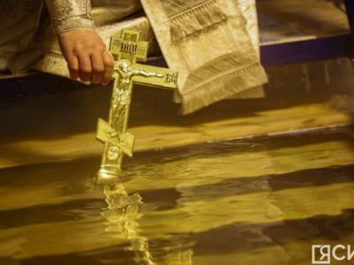 Фоторепортаж: праздник Крещения Господня в Якутске