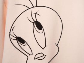 Комплект трикотажный для девочек: фуфайка (футболка), шорты