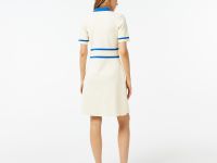 Женское платье Lacoste с короткими рукавами и молнией
