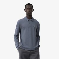 Оригинальная мужская рубашка-поло Lacoste L.12.12 с длинным рукавом