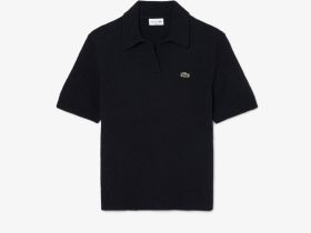 Мужское вязанное поло Lacoste классического кроя