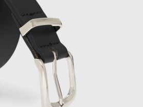 Ремень из искусственной кожи, Черный