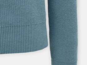 Джемпер из хлопка прямого кроя