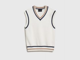 Жилет для мальчиков, Белый