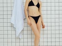 Плавки-бикини с завязками, Черный