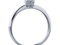 Помолвочное кольцо из белого золота с бриллиантом э0901кц05091100