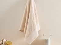 Полотенце махровое Zigzag, бежевое