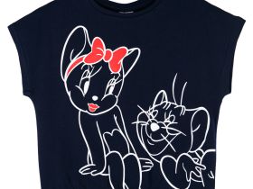 Фуфайка трикотажная для девочек (футболка)